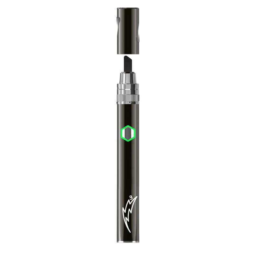 Incognito 3riple Threat Hot Knife 510 Vape Cartridge Battery with hot knife accessory for enhanced vaping.