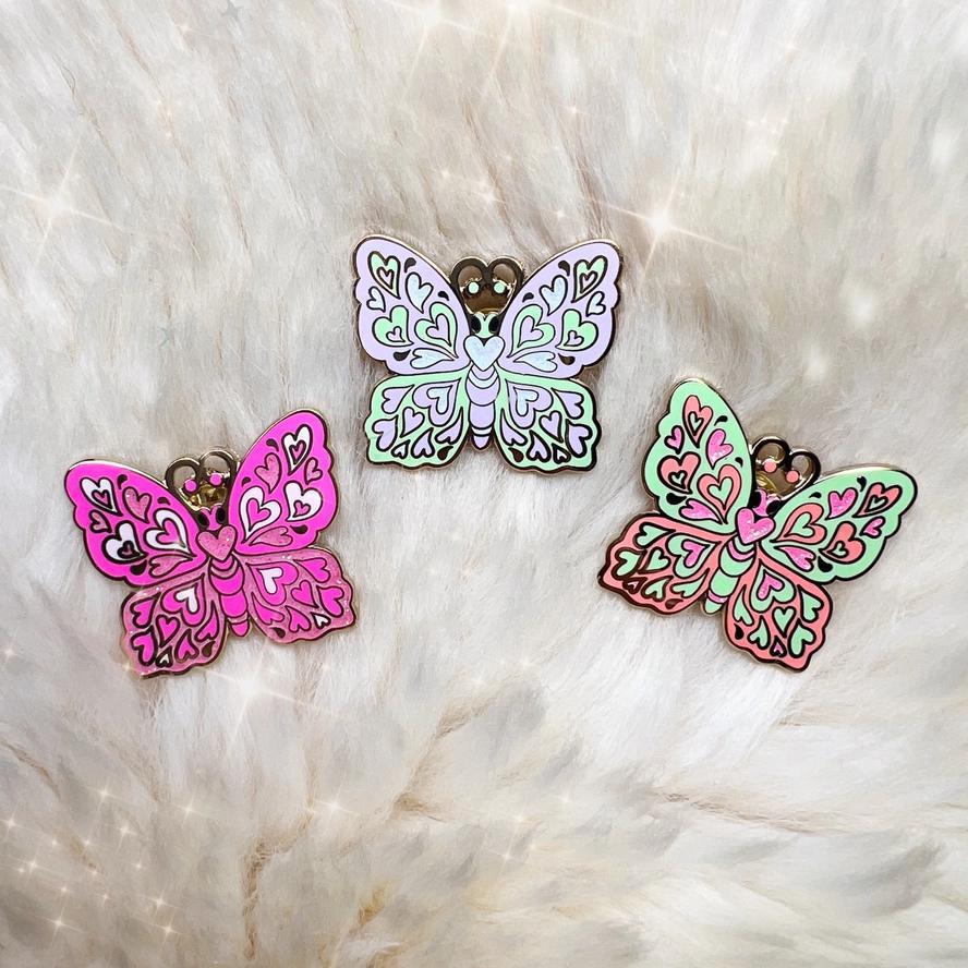 Wildflower Co. Butterfly Enamel Pin