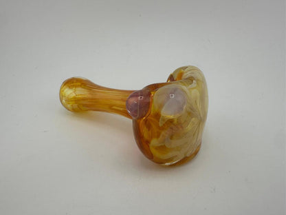 Elbow Tim Glass Dry Pipe - Inside Out Pipe Fumed