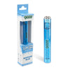 Ooze Slim Clear Series 510 Cart Battery in Sapphire Blue packaging, retro-inspired vape pen design.