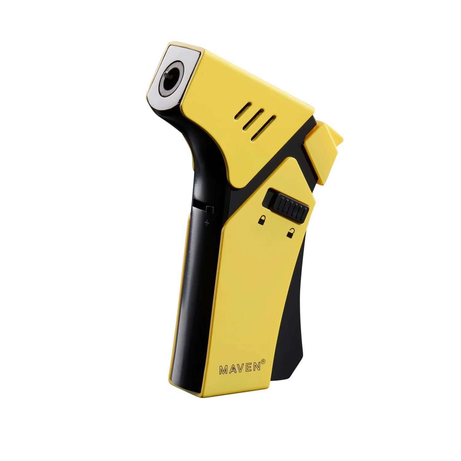 Maven Pro Butane Torch in yellow for culinary and crafting precision and power.