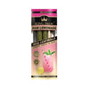 King Palm Pink Lemonade 2pc Mini Rolls package with lemonade drink graphic, featuring terpene-infused tobacco-free wraps.