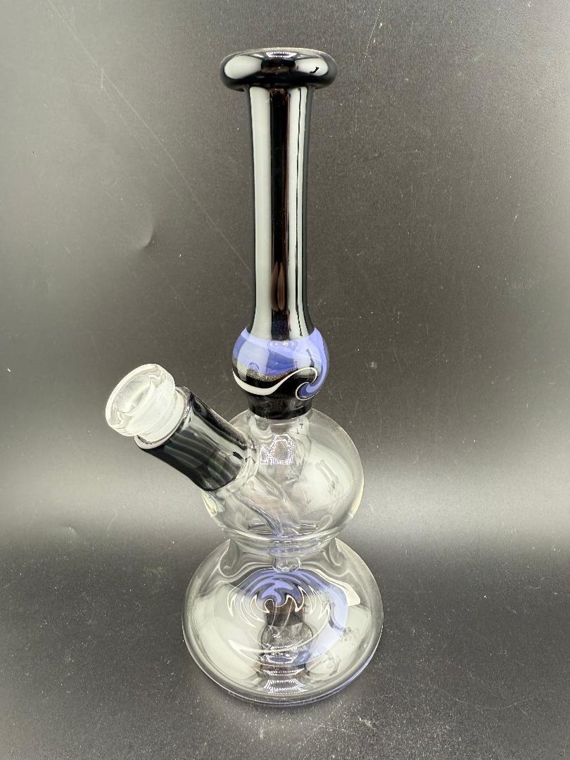 Grandpa Dad Glass Wig Wag Bottom Worked Neck Jammer 10mm 45°