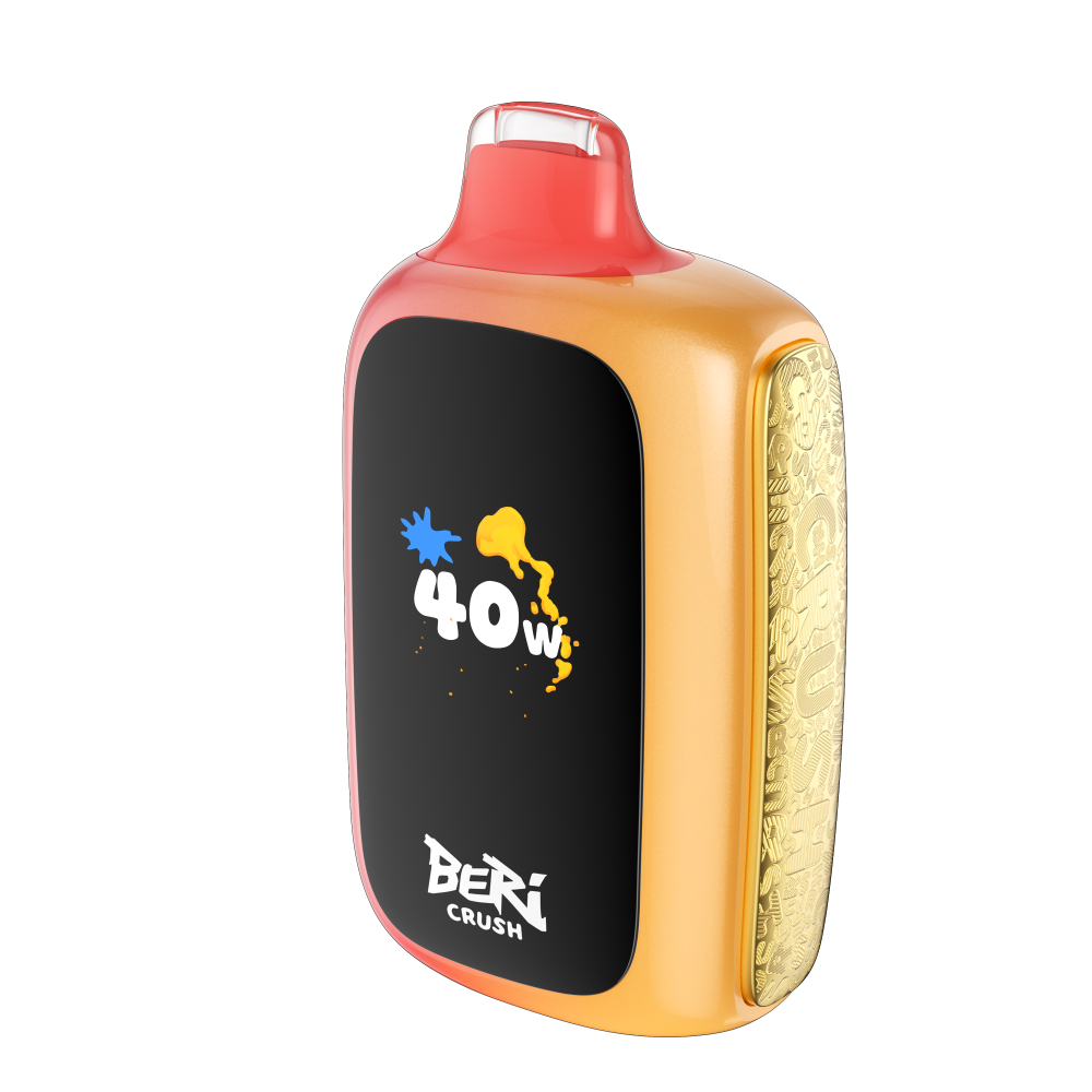 BERI CRUSH Disposable Vape showcasing bold design and 40W power for an ultra-long-lasting vaping experience.