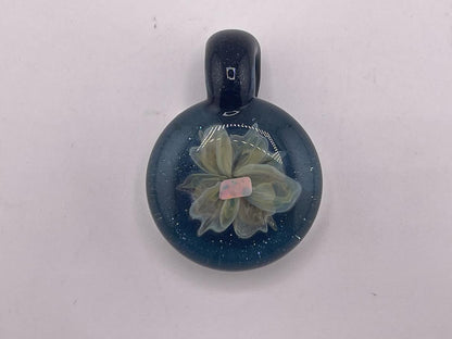 Danny W Glass Pendat - Encased Opal