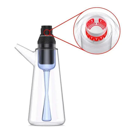Voozr Proxy 3DXL Ceramic Chamber for Puffco Proxy ( Coming Soon ) showcasing clear glass design and innovative heating elements.