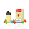 SWFT Mod 5k Disposable Vape with Gummy Bear flavor and colorful gummy candy, delivering 5000 puffs of satisfaction.