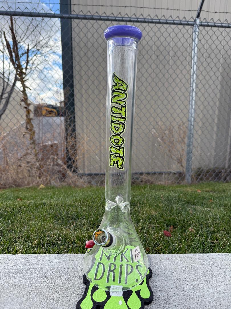 Antidote Glass 18" Beaker 14mm 45° - Turtle