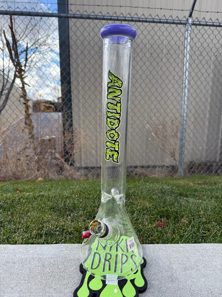Antidote Glass 18" Beaker 14mm 45° - Turtle