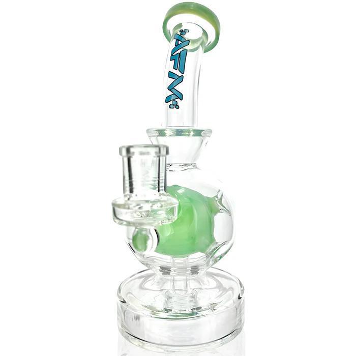 AFM Glass 8"  Swiss Ball Glass Dab Rig TX694 14mm 90°