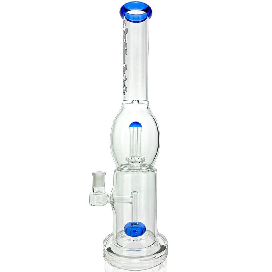 AFM Glass T509 16″ Double Circle Shower-head Perc Glass Beaker