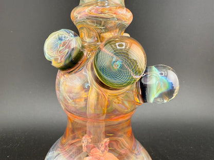 Royals Glass Fumed Orange Rig 10mm 90°