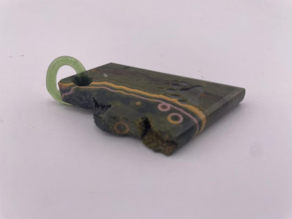 Brando Glass Pendant - Stone Blasted