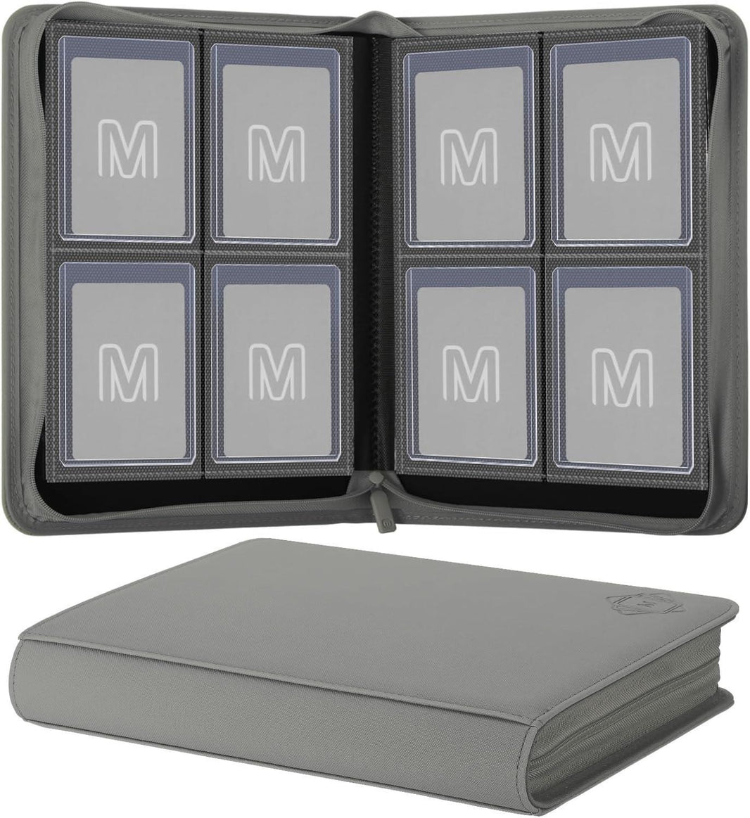 Toploader Binder - 4-Pocket Side-Loading Trading Card Album - Holds 128 Cards
