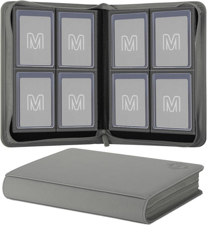 Toploader Binder - 4-Pocket Side-Loading Trading Card Album - Holds 128 Cards