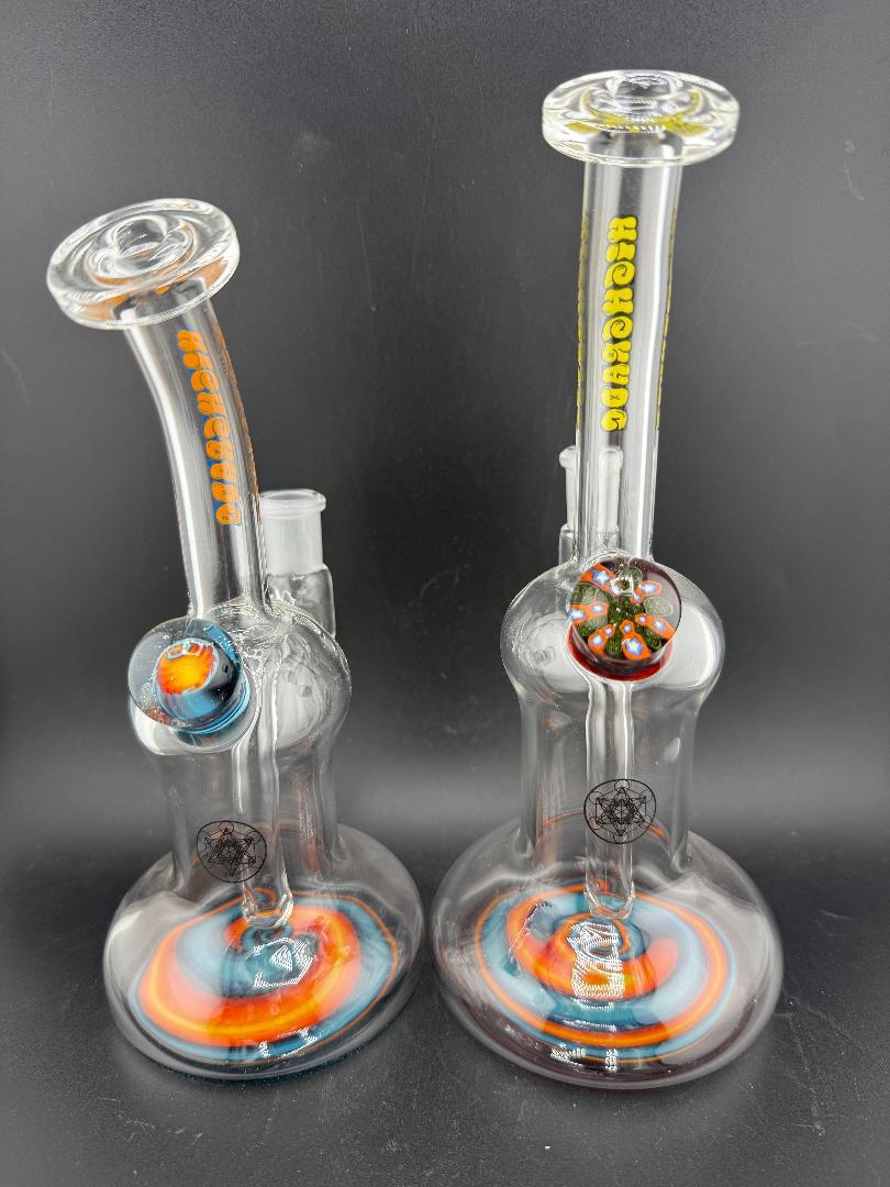 Highgrade Glass Banger Hanger w/ Reversal Bottom 14mm 90°