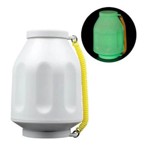 Smokebuddy Original Personal Air Filter with keychain LED light for discreet smoke control.