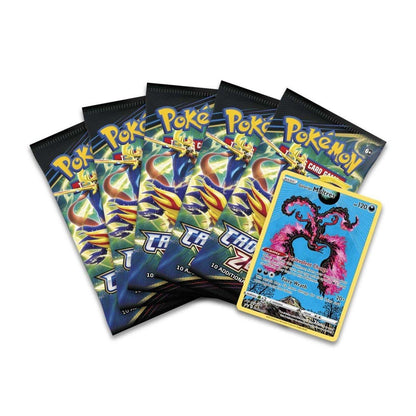 Pokémon TCG Crown Zenith Tin - Galarian Moltres | 5 Booster Packs | Full-Art Foil Promo