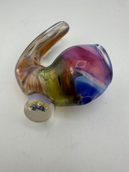 Dunnright Glass Sherlock Pipe - Multi Colored