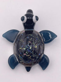 Tim Doane Glass Pendant - Dichro Turtle