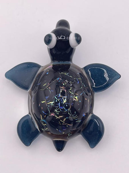 Tim Doane Glass Pendant - Dichro Turtle