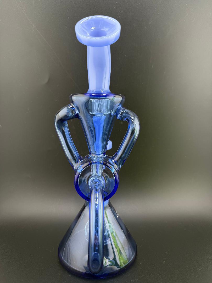 AFM Glass 9" Double Recycler TX067 14mm 90°