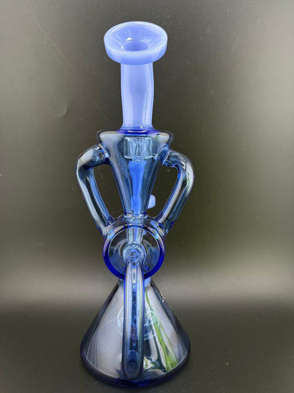 AFM Glass 9" Double Recycler TX067 14mm 90°