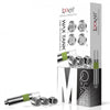 Lookah Wax Tanks with 1 Tip and 4 Coils, featuring quartz atomizer for smooth dabbing experience.