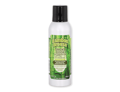 Bamboo Breeze Smoke Odor Exterminator 7oz spray for fast-acting odor elimination in homes and travel.