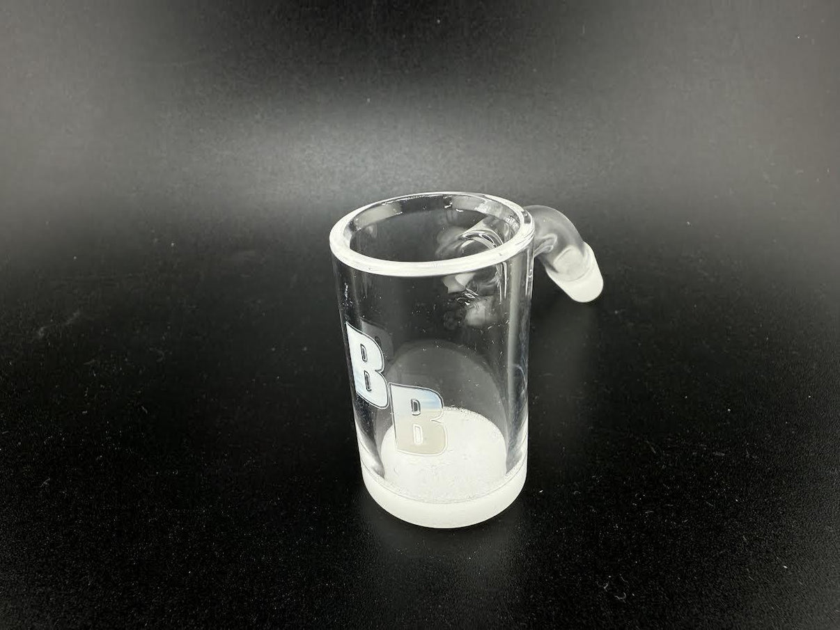 Banger Bros Opaque Banger 10mm 45 quartz banger with 25mm flat top and opaque bottom for dabbing.