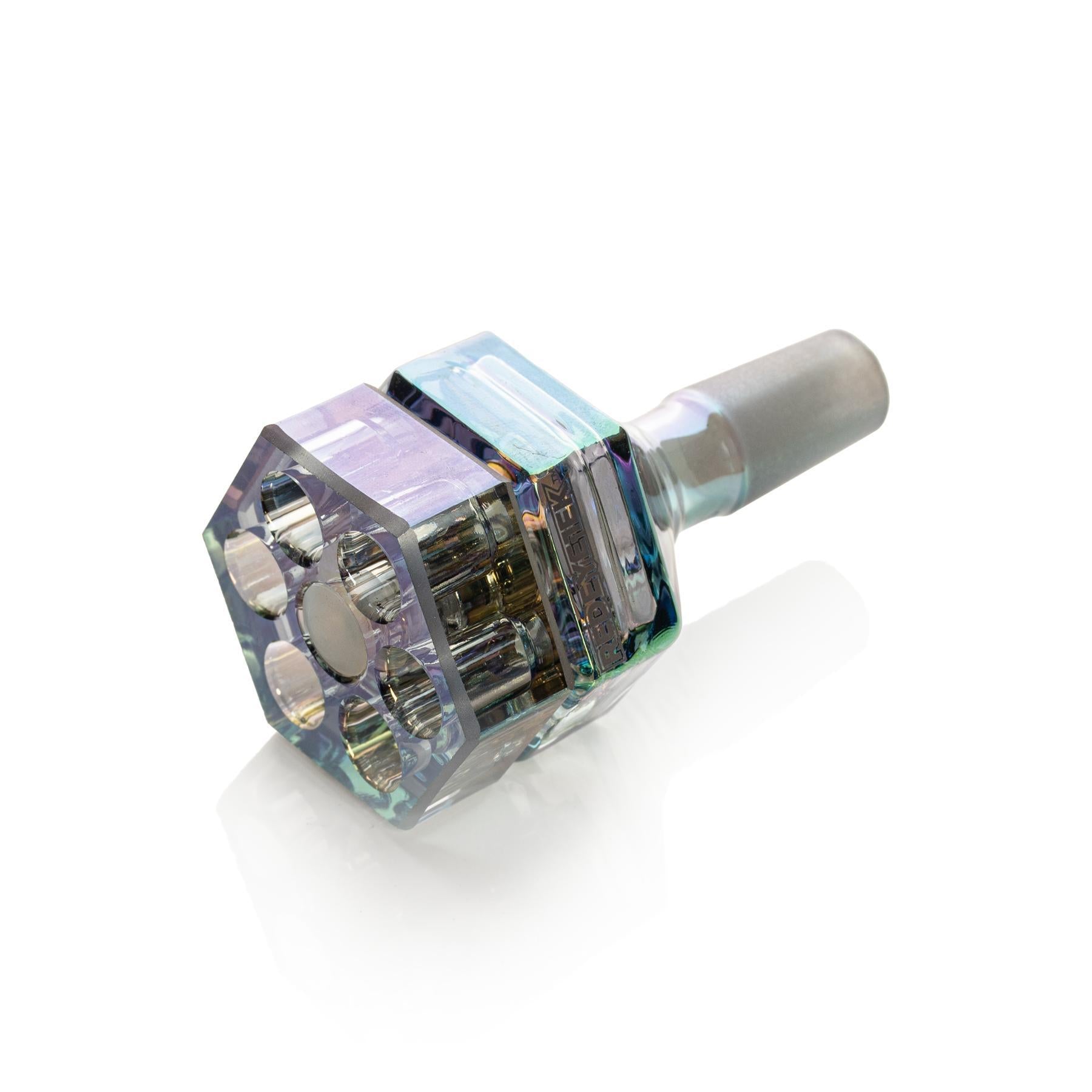 Red Eye Tech 14mm Bowl - Revolution V2 ( Coming Soon ) with hex-cut design and six chambers for enhanced airflow.