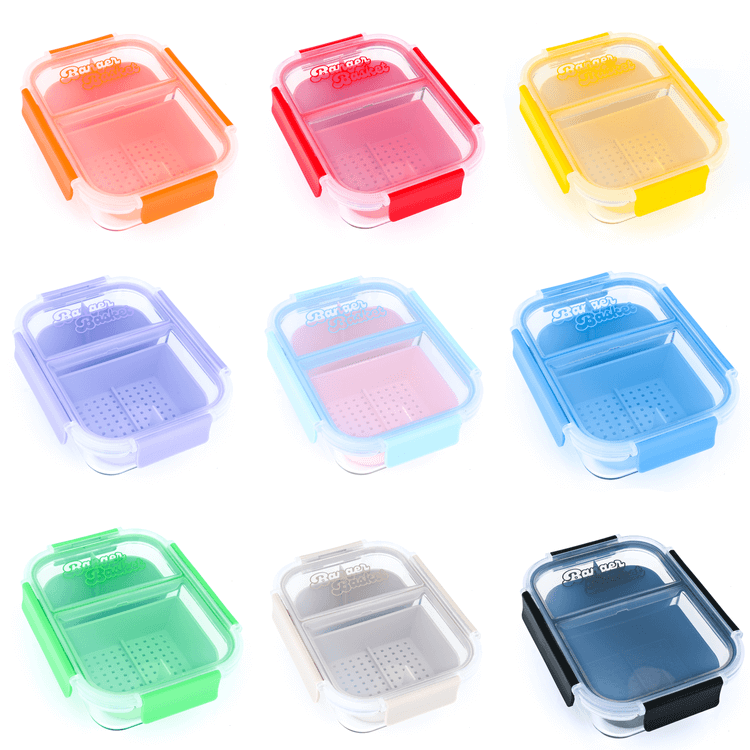 Banger Basket Duel Dunk Tank in various colors, perfect for cleaning dab rigs efficiently and effortlessly.