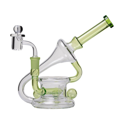 Human Grade 7.5" Recycler 45 (Triple Marble) 14mm