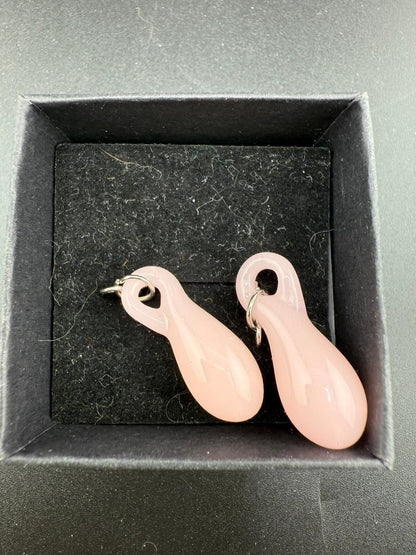 Filla John Glass Colored Dangly Earrings