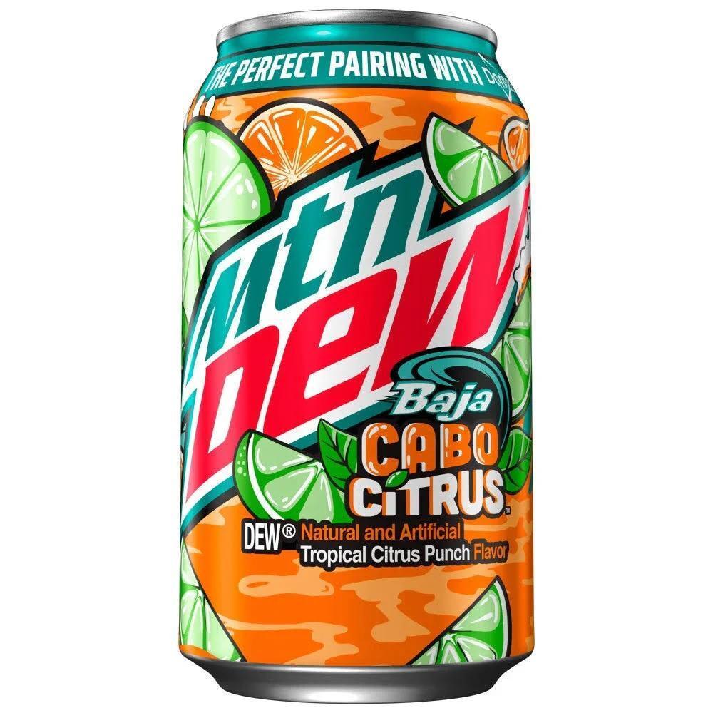 Mountain Dew 12oz Can - Baja Cabo Citrus Blast