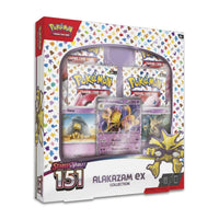 Pokémon TCG Scarlet & Violet 151 Alakazam ex Collection - 4 Booster Packs | Factory Sealed