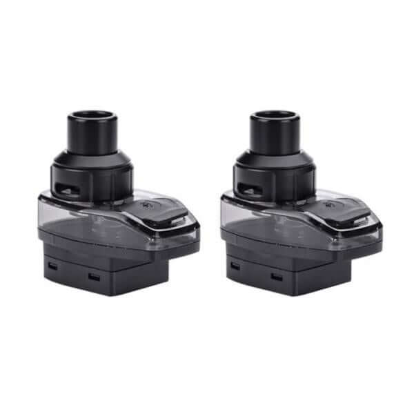 GeekVape H45 empty pods, pack of two, designed for top-fill E-liquid with 4mL capacity and leakproof design.