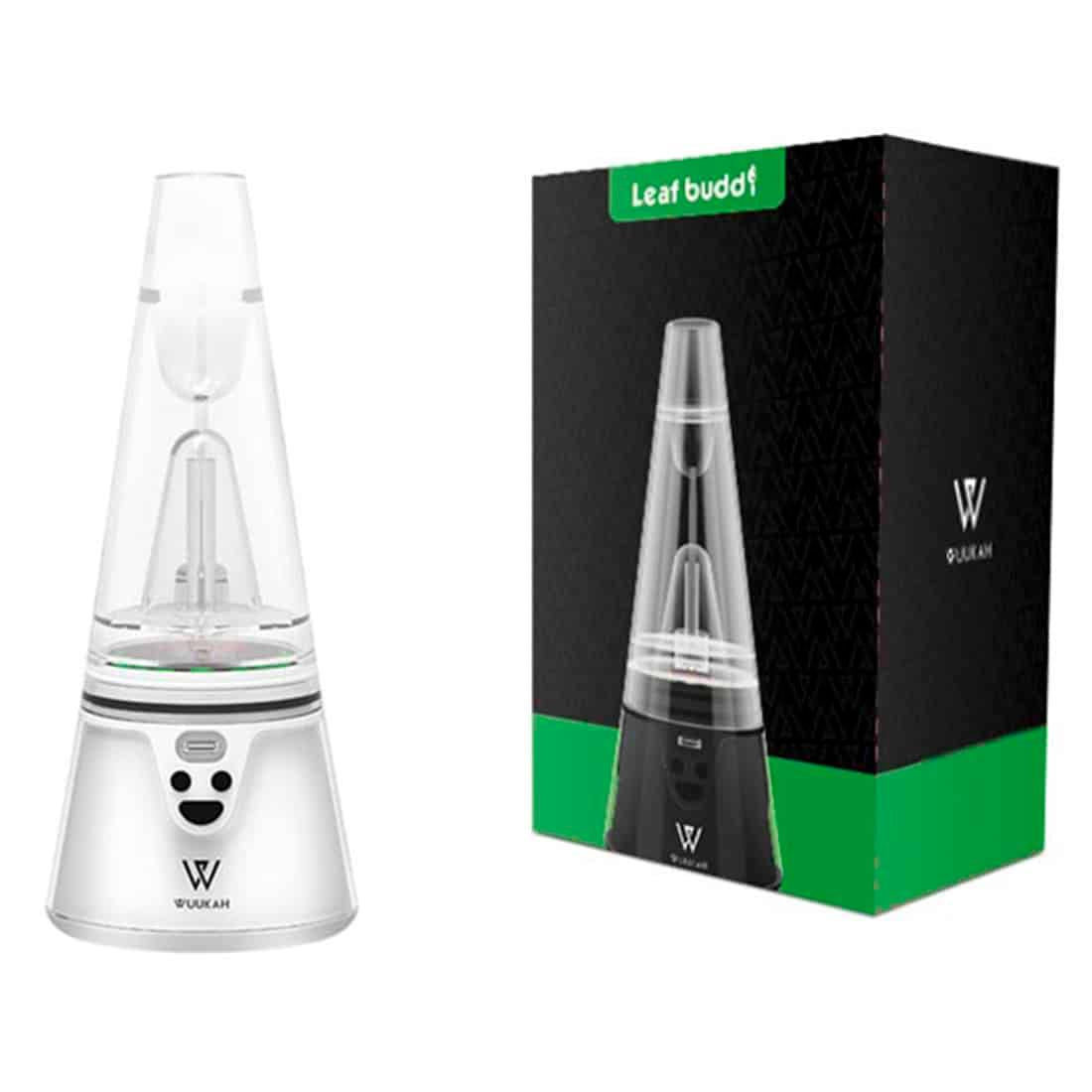 Leaf Buddi Wuukah Electronic Vaporizer with packaging, designed for high-performance vaping experience.
