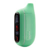 Flonq Max Pro 2% device in mint green with LED screen, 20,000 puffs, USB-C charging, and Boost mode feature.