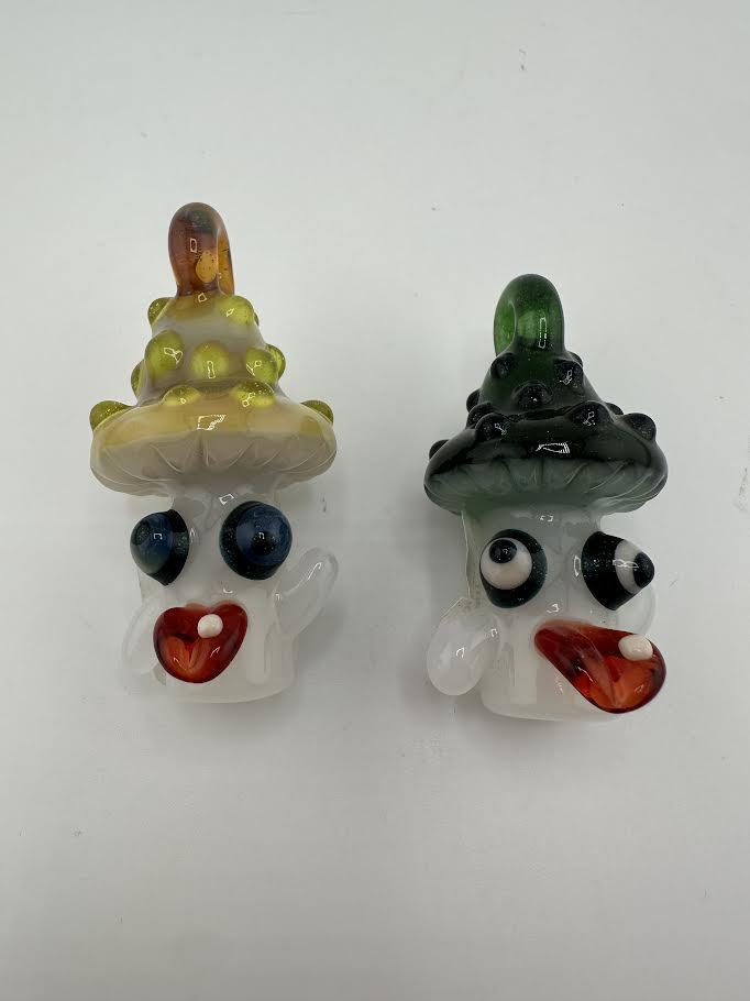 Tim Doane Glass Pendant -  Trippy Mushroom