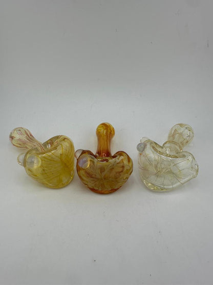 Elbow Tim Glass Dry Pipe - Inside Out Pipe Fumed