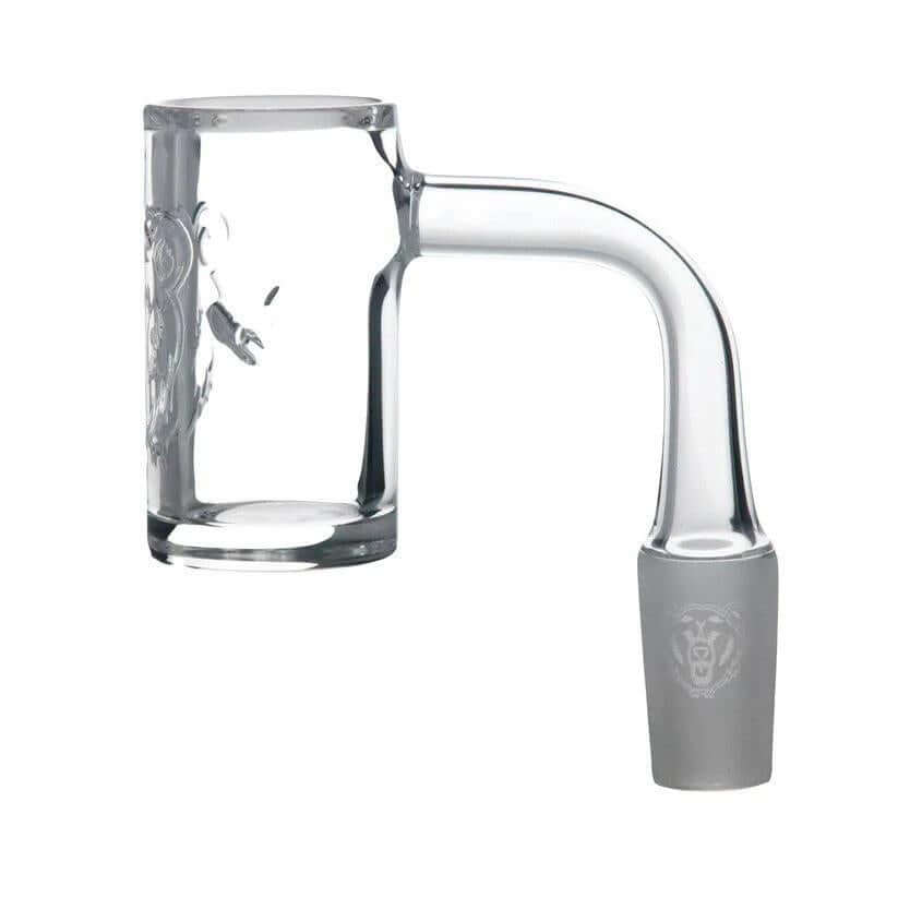 Bear Quartz Auto Spinner 25mm Quartz Banger for optimal airflow and terp pearl rotation.