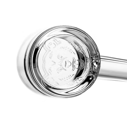Bear Quartz Quartz Banger - Auto Spinner Pro 14mm Male 90° (Coming Soon) shown from the top with detailed design.