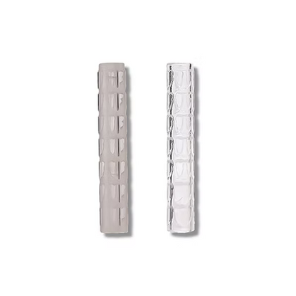 Bear Quartz Terp Slurper / Control Tower Pillar 2pc - sandblasted and clear quartz pillars for optimal performance.