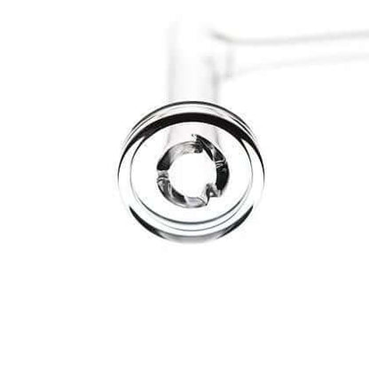 Bear Quartz Control Tower V1 Quartz Banger Set close-up view showcasing the beveled top and seamless joint.