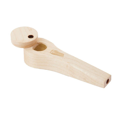 Bearded HP-2 Handpipe - Handcrafted wooden smoking pipe with secure lid, made in Spearfish, South Dakota.