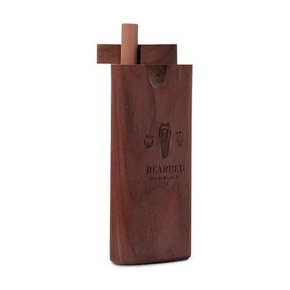 Bearded Wood Dugout - Short, handcrafted portable dugout made from premium hardwoods.