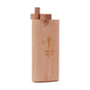 Bearded Wood Dugout - Tall handcrafted from hardwood, featuring smooth finish and portable design.