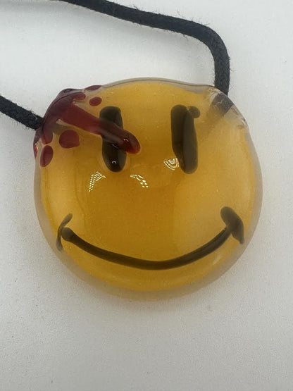 Crondo Glass Pendant - Smiley Face