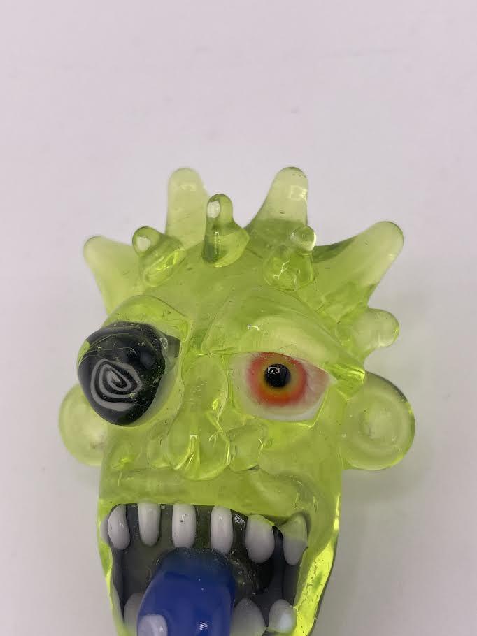 Tim Doane Glass Pendant - Crazy Face